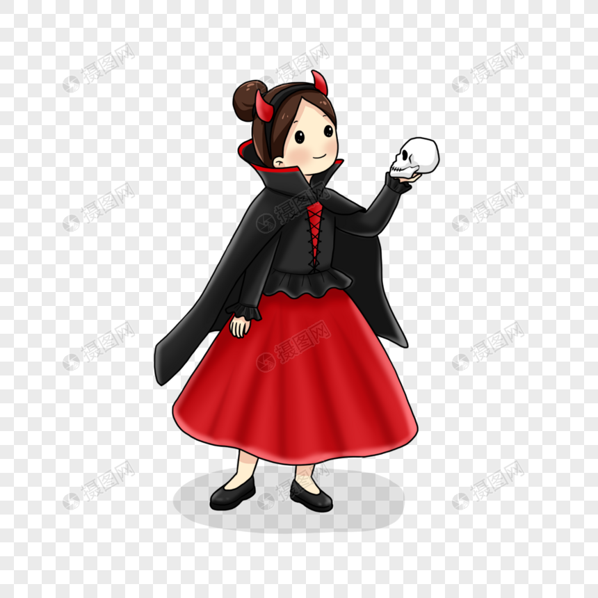 万圣节小魔女