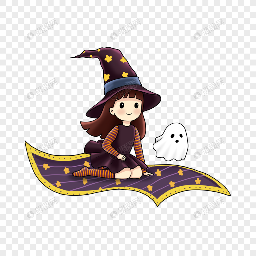 魔毯上的小女巫