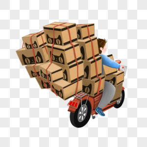 双十一快递员加急送快递