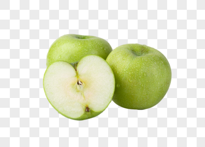 青苹果水珠青苹果高清图片