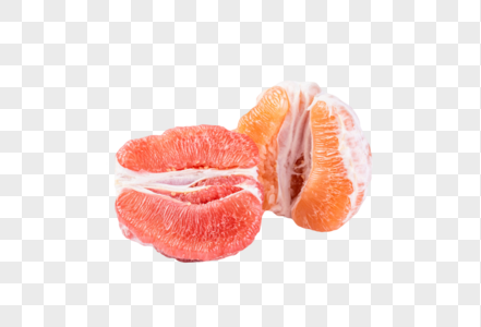 新鲜红心柚子图片
