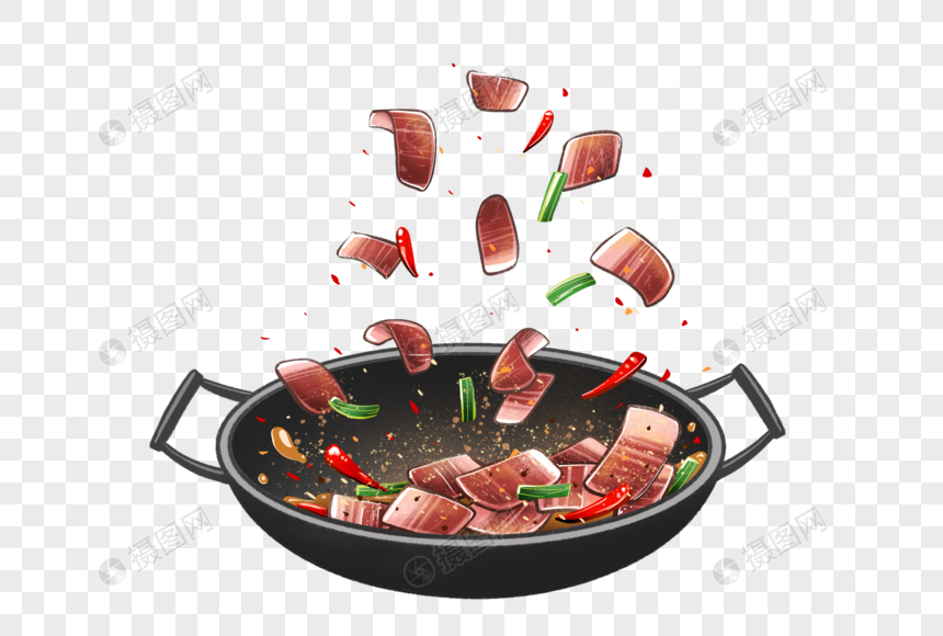 爆炒腊肉