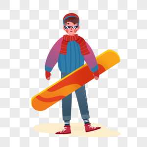冬季滑雪男孩图片