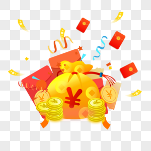 金币藏历新年高清图片