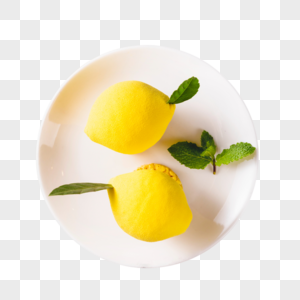 柠檬慕斯蛋糕图片