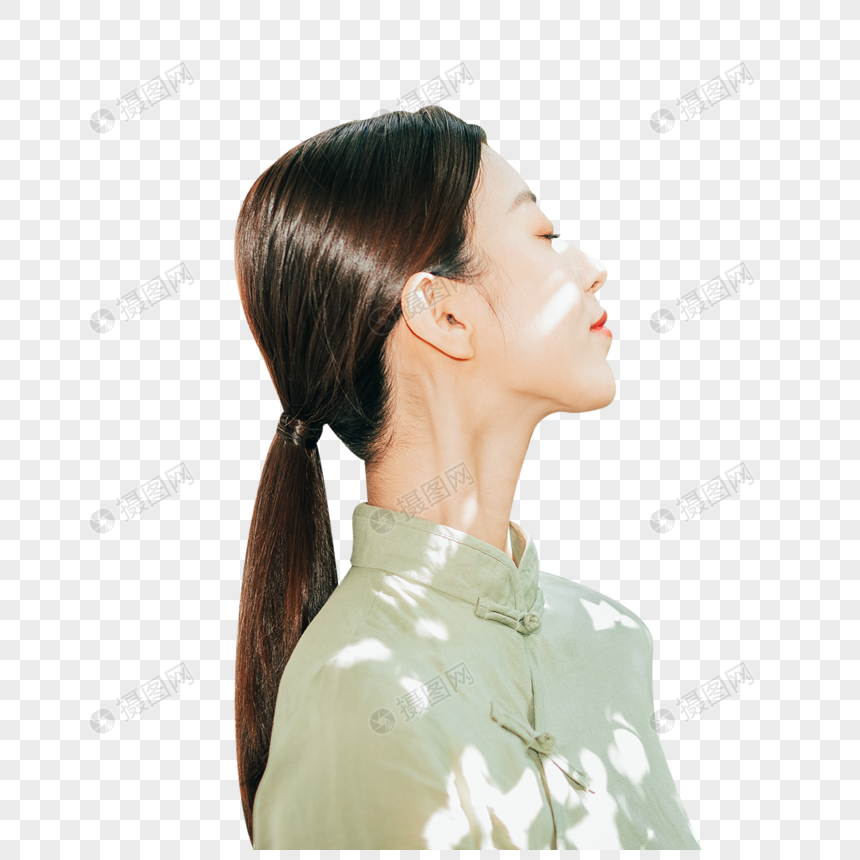 古风素衣美女