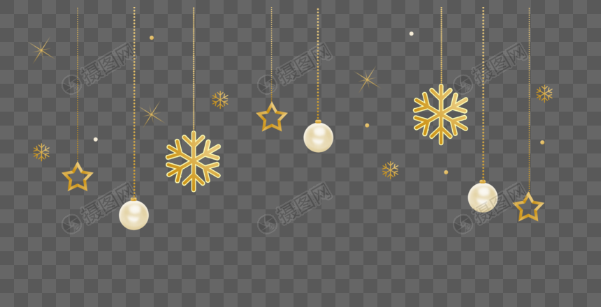 圣诞挂件元素素材下载-正版素材401661489-摄图网