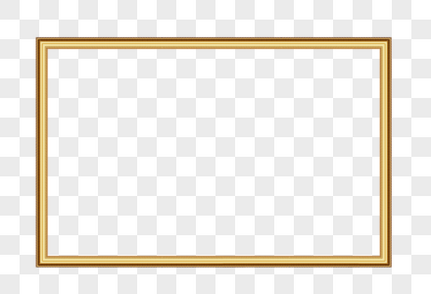 金色边框方框高清图片素材