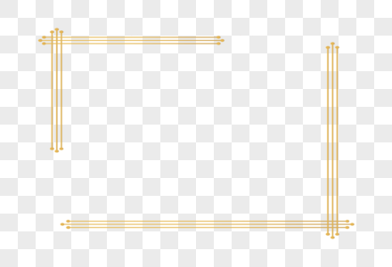 边框边框装饰框黄色高清图片