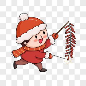 开幕式放鞭炮元素
