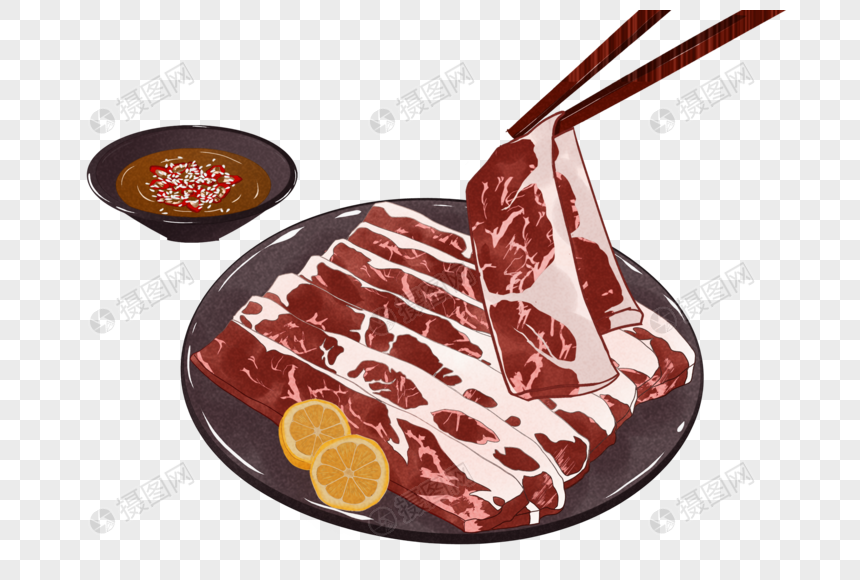 免抠元素 手绘/卡通元素 羊肉.png