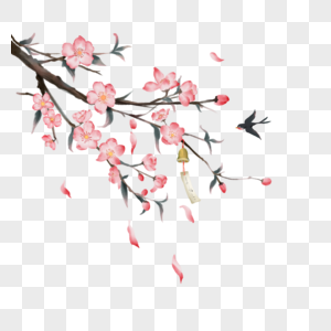 桃花花朵桃树高清图片