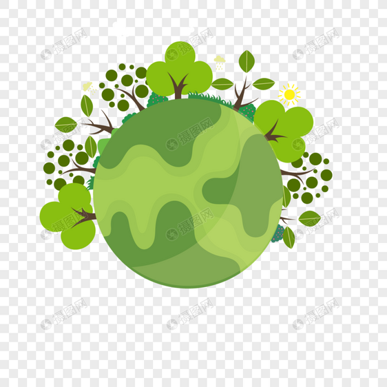 地球绿色环保图片