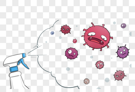 消毒预防新型冠状病毒健康高清图片素材
