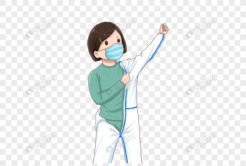 穿防护服的女医生