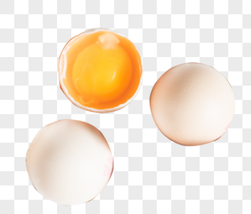 鸡蛋打开的鸡蛋图片