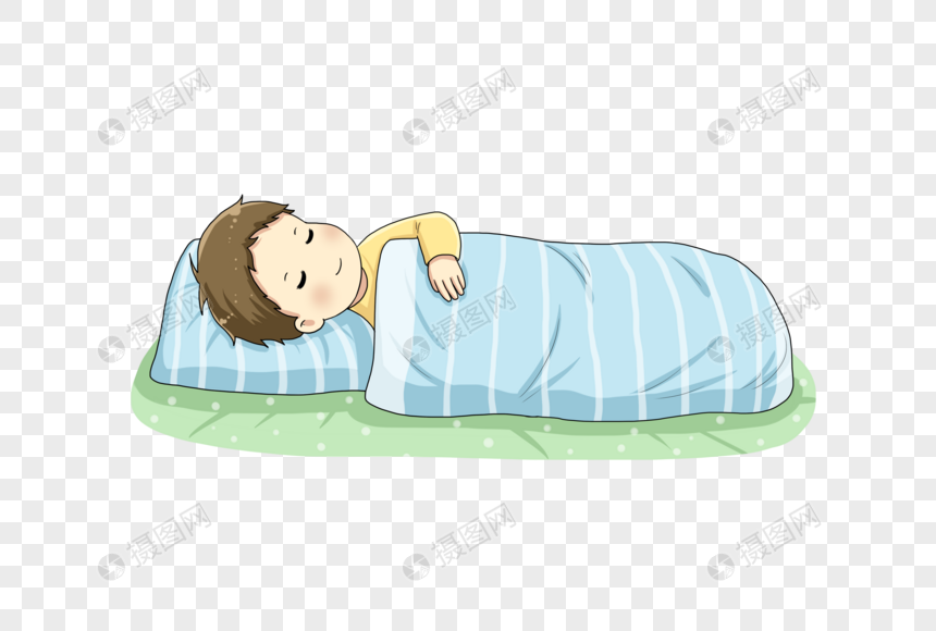 睡觉的小孩元素素材下载-正版素材401690346-摄图网