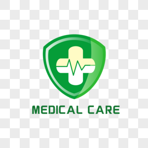 医疗医药logo保护盾高清图片素材
