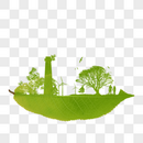 绿叶环保低碳生活图片