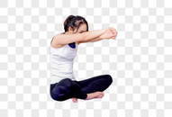 健身房教练运动瑜伽图片