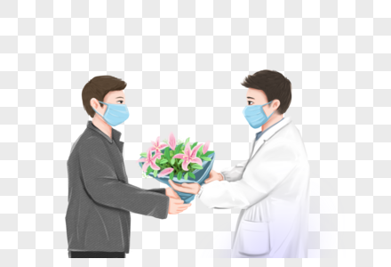 送鲜花感谢医生高清图片