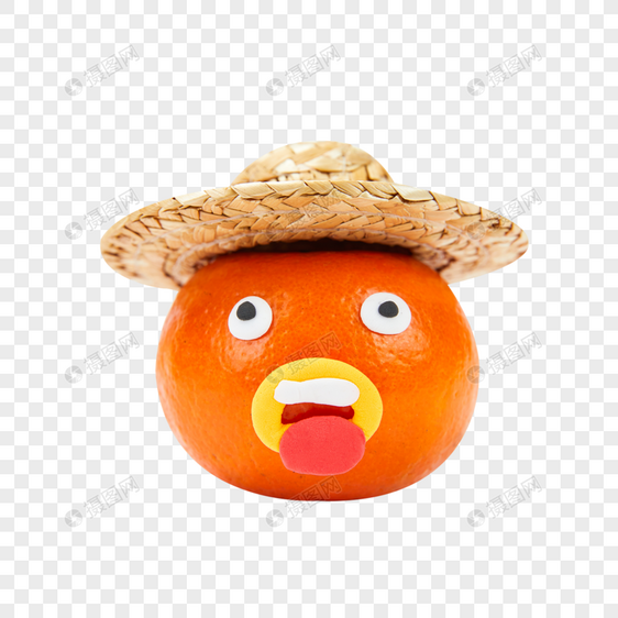 愚人节创意水果橘子图片