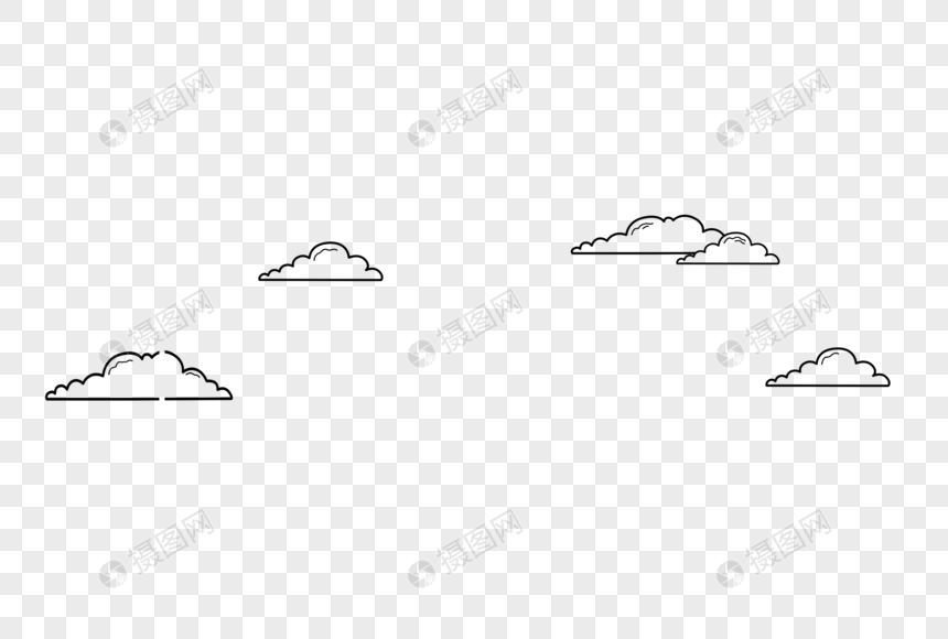 云朵简笔画