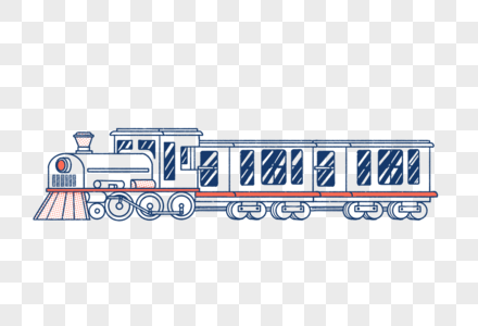 火车简笔画图片