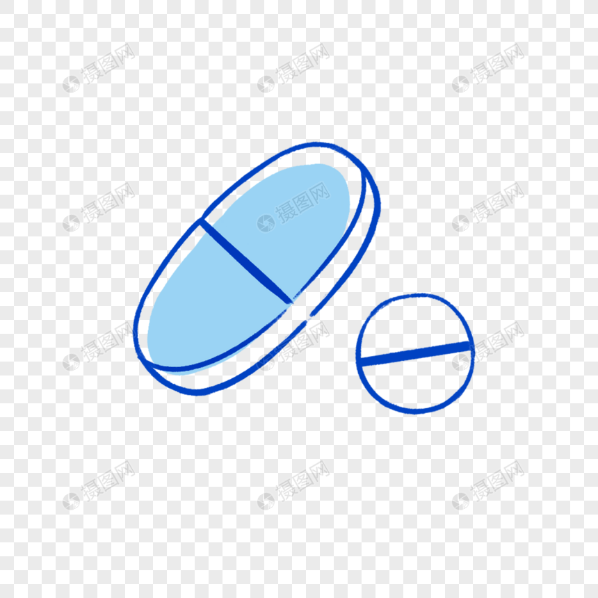 药片简笔画