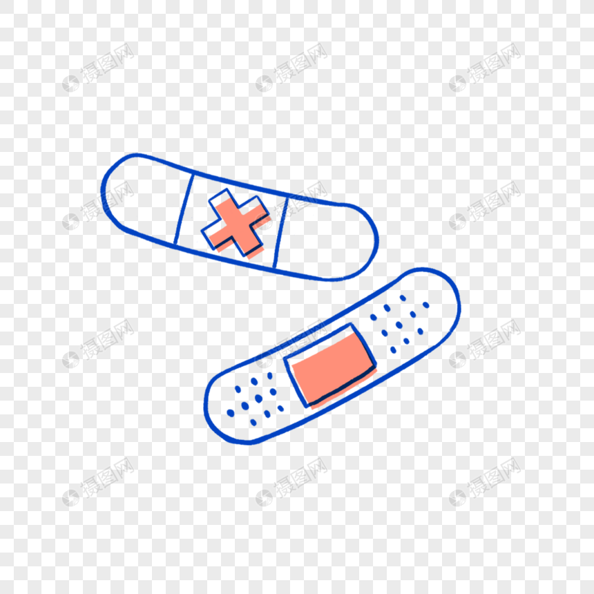 创可贴简笔画