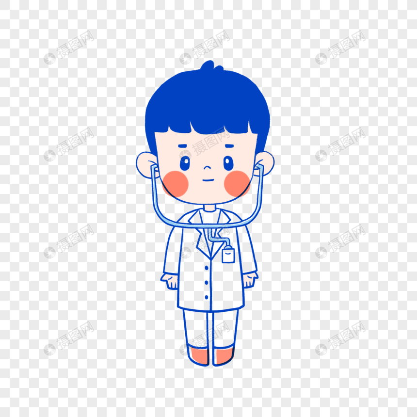 男医生简笔画