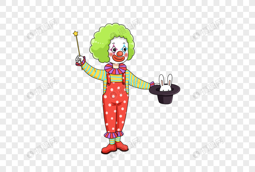 变魔术的小丑