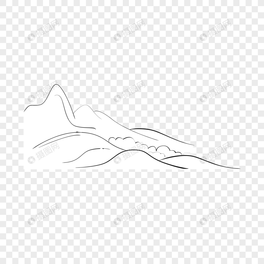 大山简笔画