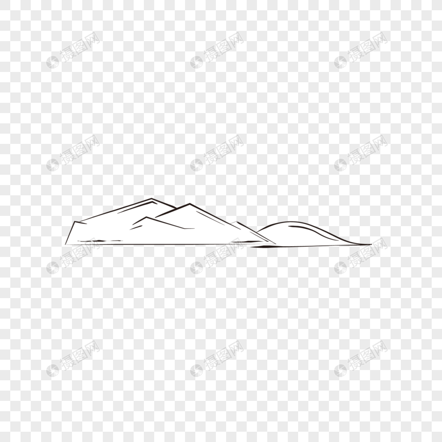 大山简笔画