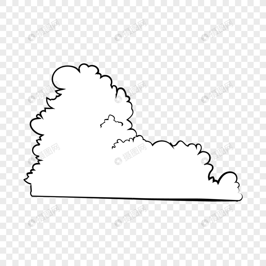 灌木丛简笔画
