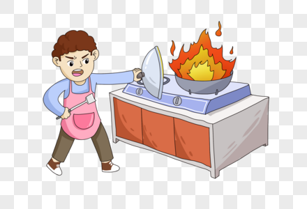 家庭防火厨房安全高清图片