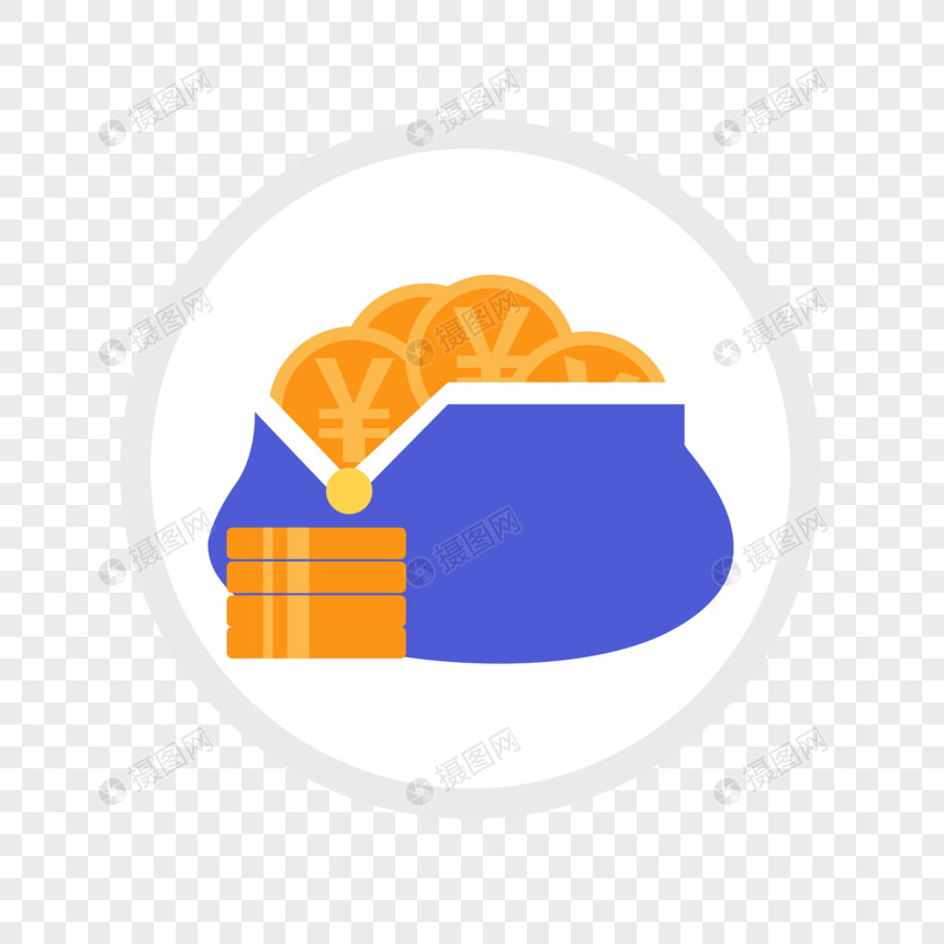 一袋金币图标