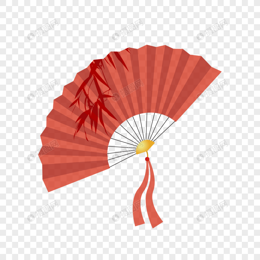 扇子元素素材下载-正版素材401710520-摄图网