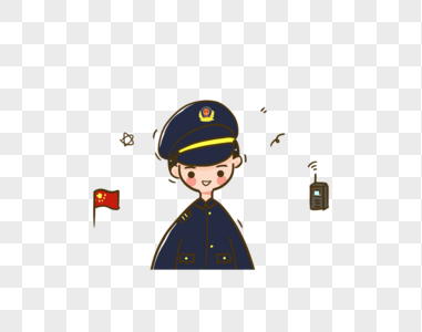 警察人物图片