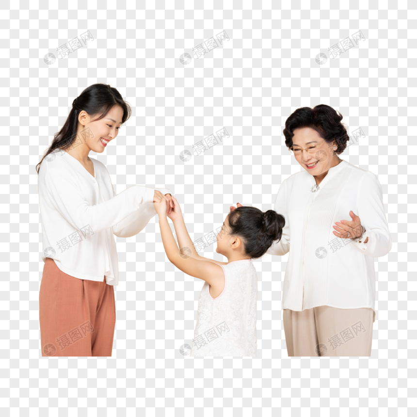 祖孙三代形象照
