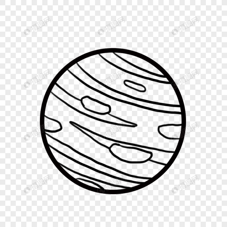 星球简笔画