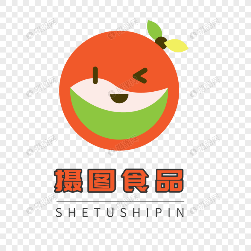 食品饮料水果蔬菜笑脸logo图片