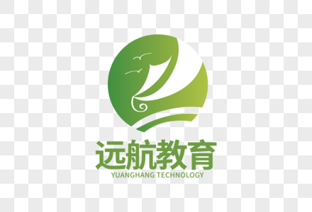 高端大气远航教育LOGO设计高清图片