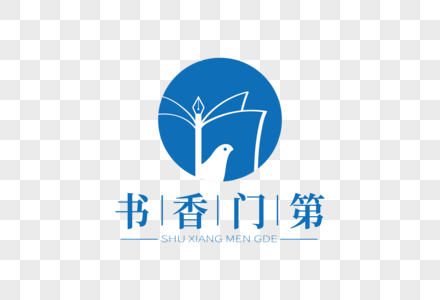 高端大气书香门第学校教育LOGO设计图片