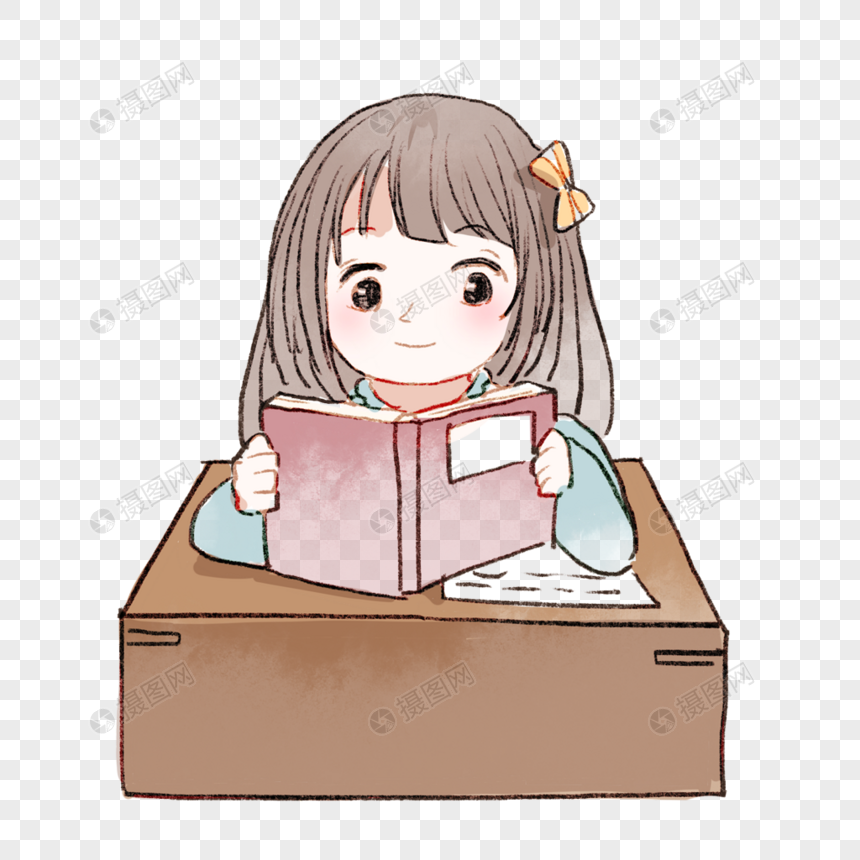 读书的女孩