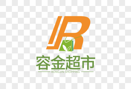 高端创意容金超市LOGO设计图片