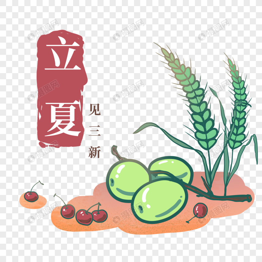 立夏农作物图片