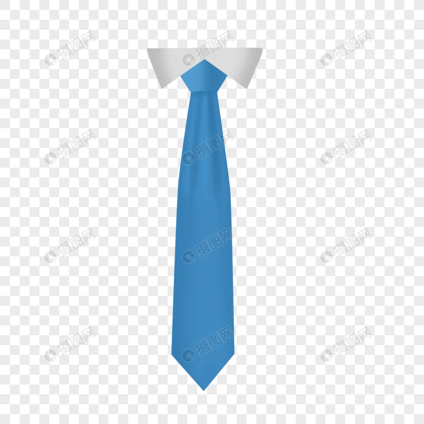 蓝色领带图片