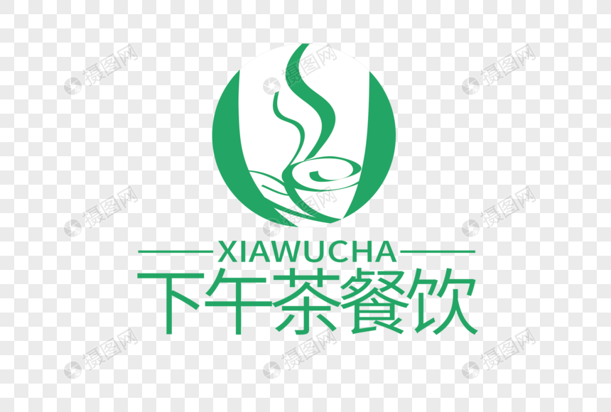 时尚创意下午茶餐饮LOGO图片