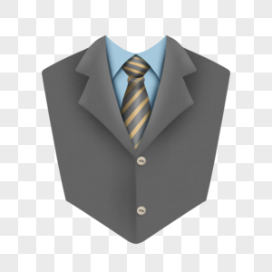可更换图案的的领带西装样机图片